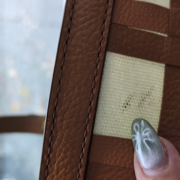 Fossil Rachel tote bag Leather and Canvas - Picture 5 of 10